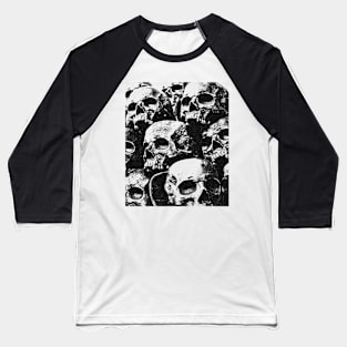 skulls Baseball T-Shirt